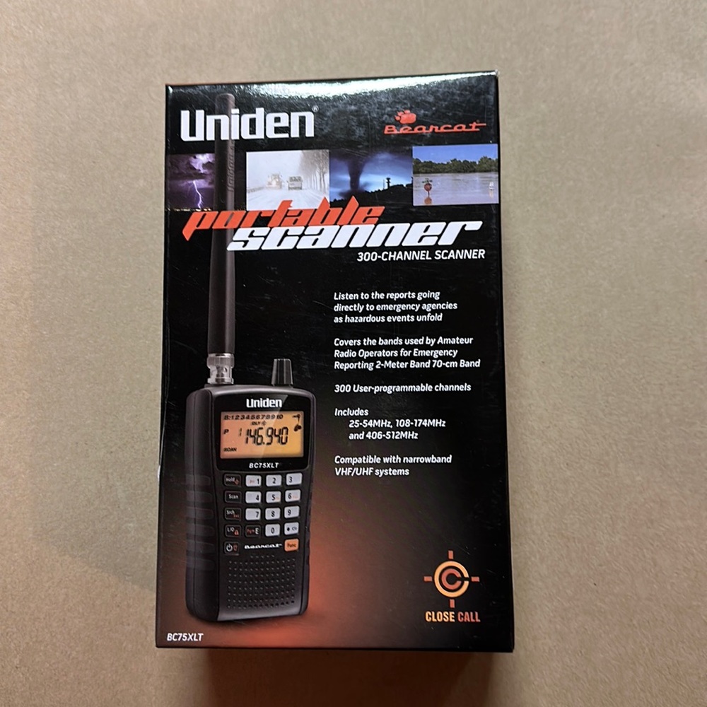 Uniden BearCat Portable Scanner